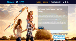 Desktop Screenshot of moneymatterspanel.com