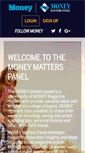 Mobile Screenshot of moneymatterspanel.com